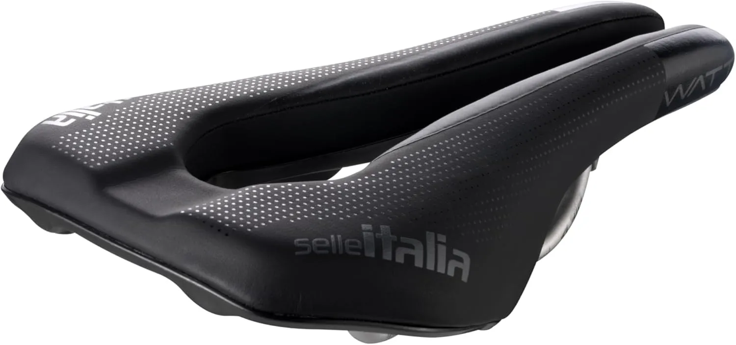 Selle Italia, WATT Gel Superflow, Saddle, 255 x 135mm, Unisex, 235g, Black