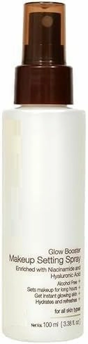 SELVANI Glow Booster Makeup Setting Spray with Hyaluronic acid, Aloe vera and Niacinamide (100 ml) - Long Lasting Makeup Fixer for Face
