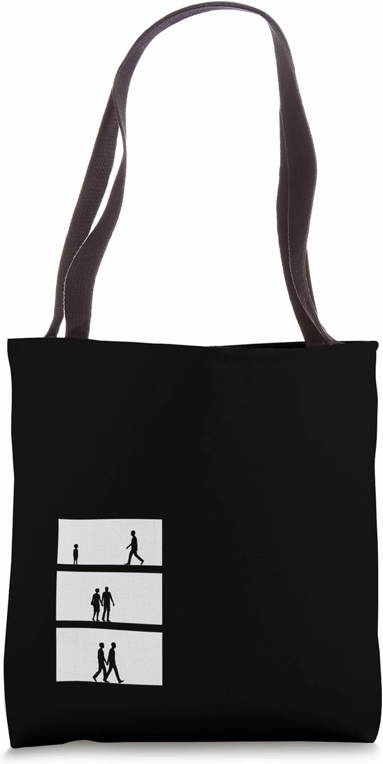 Series Of Three Minimalist Silhouettes Tote Bag
