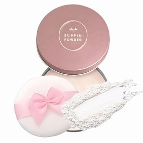 Setting Powder for a Natural Matte Finish, Lightweight Face Powder with Skin-Smoothing Amino Acid Formula Pressed Powder, Pastel Rose, 0.87 Fl Oz