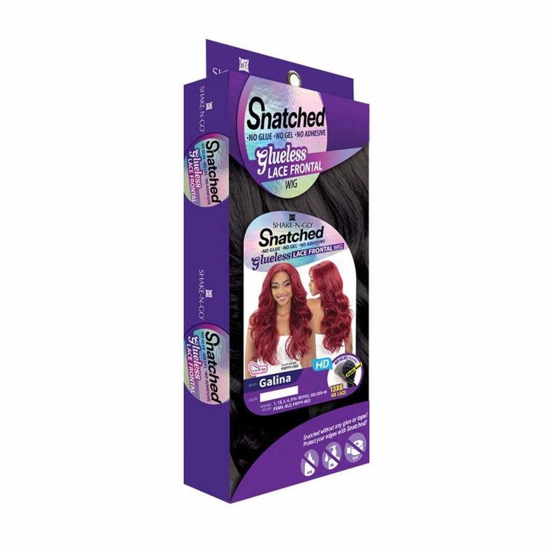 Shake-N-Go Snatched Glueless Lace Frontal Synthetic Wig - Galina (2 DARK BROWN)