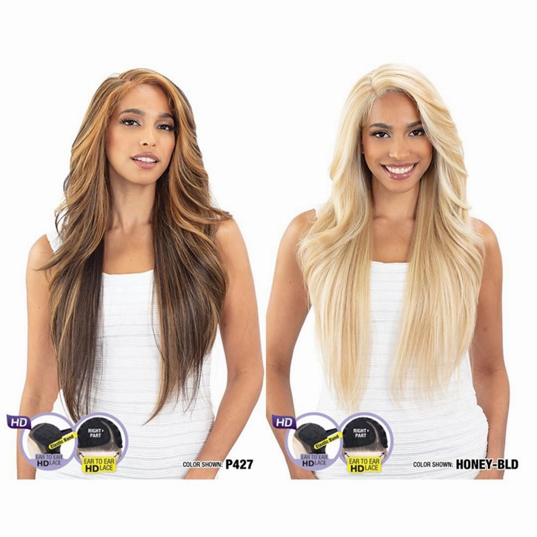 Shake-N-Go Snatched Glueless Lace Synthetic Wig - Blaze (2 DARK BROWN)