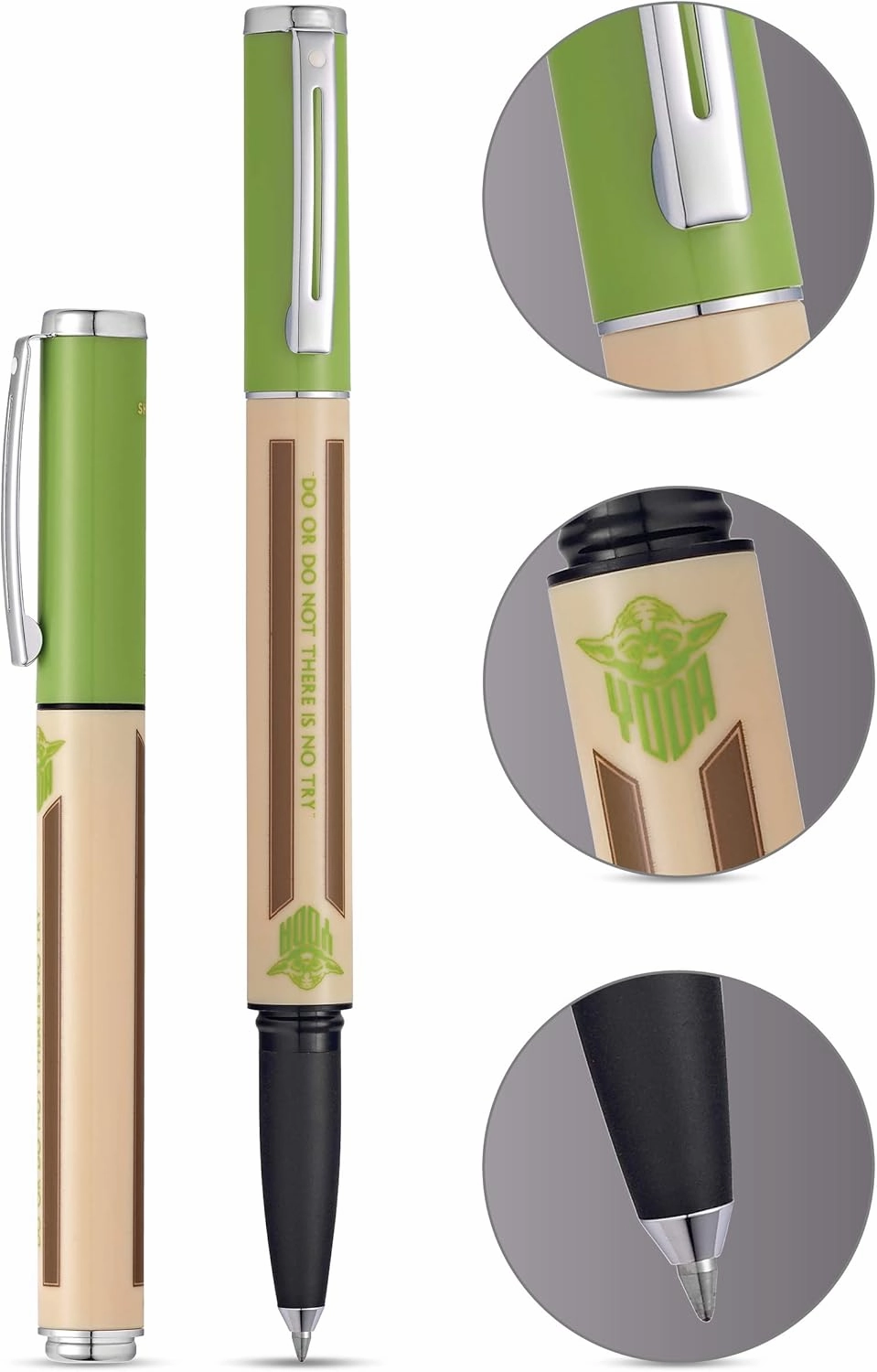 Sheaffer Pop Star Wars Yoda Gel Rollerball Pen with Chrome Trim