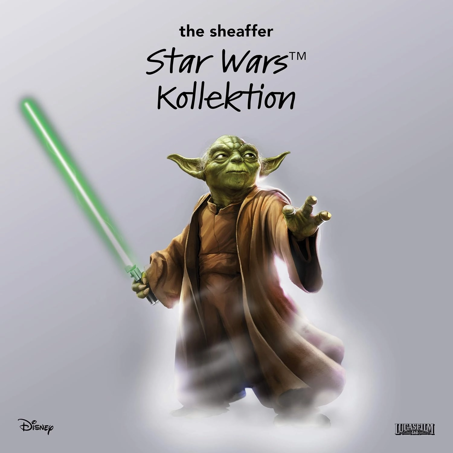 Sheaffer Pop Star Wars Yoda Gel Rollerball Pen with Chrome Trim