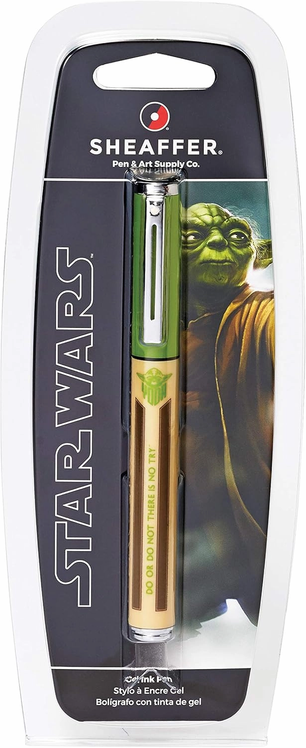 Sheaffer Pop Star Wars Yoda Gel Rollerball Pen with Chrome Trim