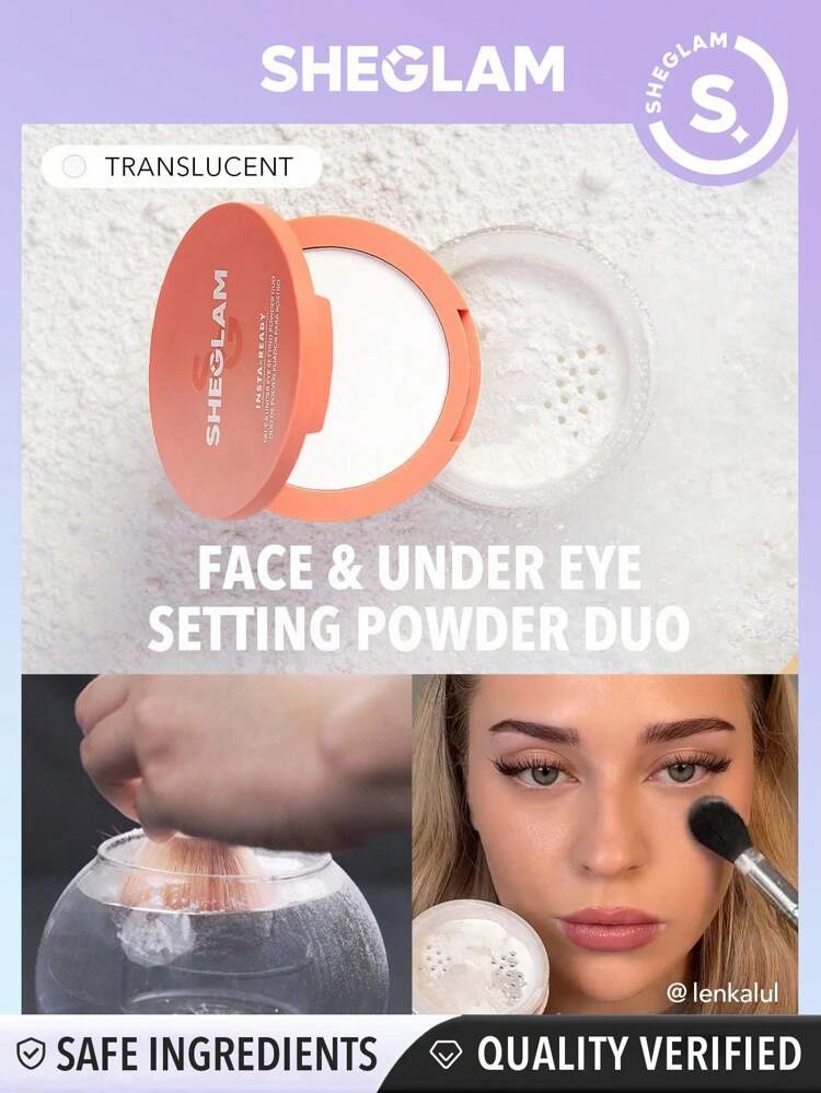 SHEIN SHEGLAM Insta-Ready Setting Powder Duo
