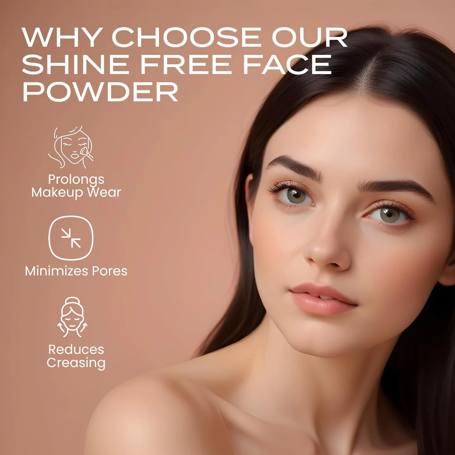 SHINE REDUCTION POWDER Bulk Refill (1 Ounce Bag) Blurring Effect Matte Invisible Silk Soft Focus Setting Loose Makeup Oil Control Poreless Finish Resealable Pouch