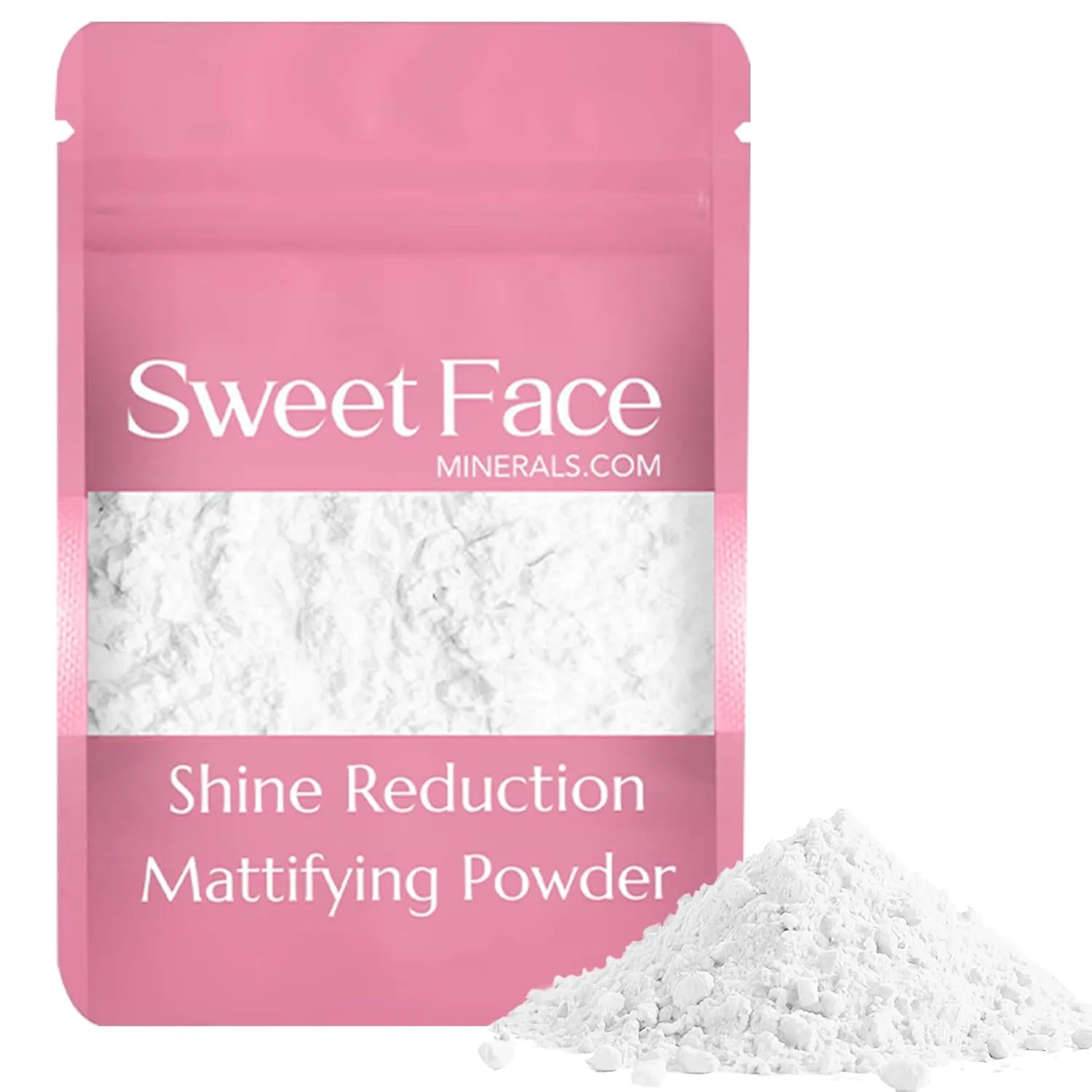 SHINE REDUCTION POWDER Bulk Refill (1 Ounce Bag) Blurring Effect Matte Invisible Silk Soft Focus Setting Loose Makeup Oil Control Poreless Finish Resealable Pouch