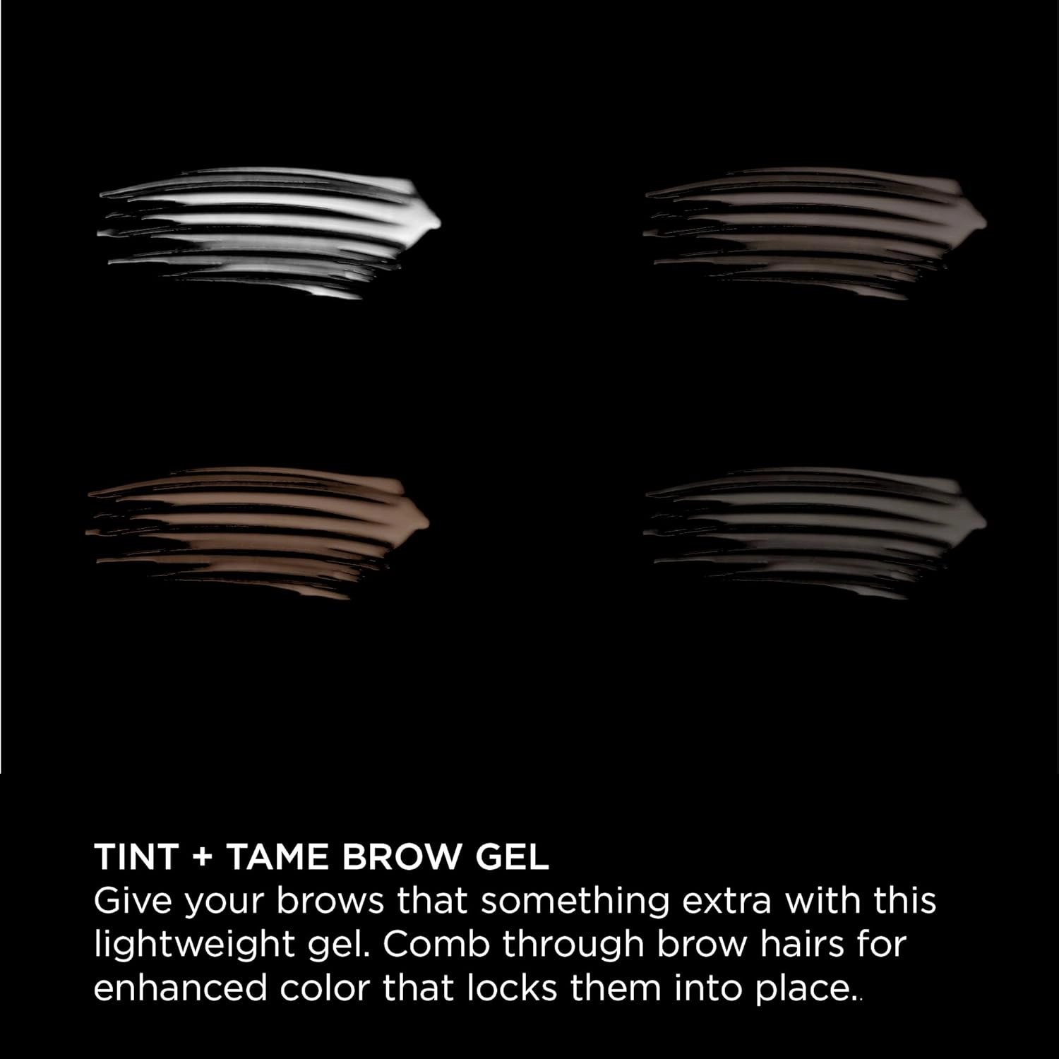 Sigma Beauty Tint   Tame Dark Brow Gel – Professional Grade Brow Tint & Shaping Gel for Filling, Grooming, & Shaping Brows - For Achieving Natural, Feathered Brows (Dark Brown Brow Gel for Dark Hair)
