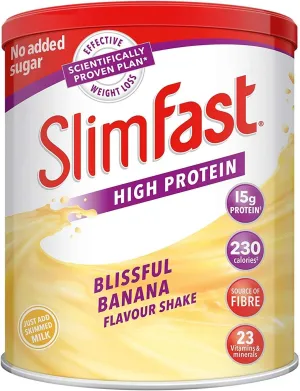 Slim Fast Powder Blissful Banana 438g