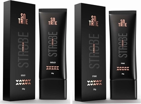 So True Strobe Cream Gold & Pink Combo (30gm   30gm) For Face Radiance, Dewy Glazed Instant Glow, Highlighter For Face, Boosts Hydration, For All Skin Types, 1.05oz Each, Total 2.1oz