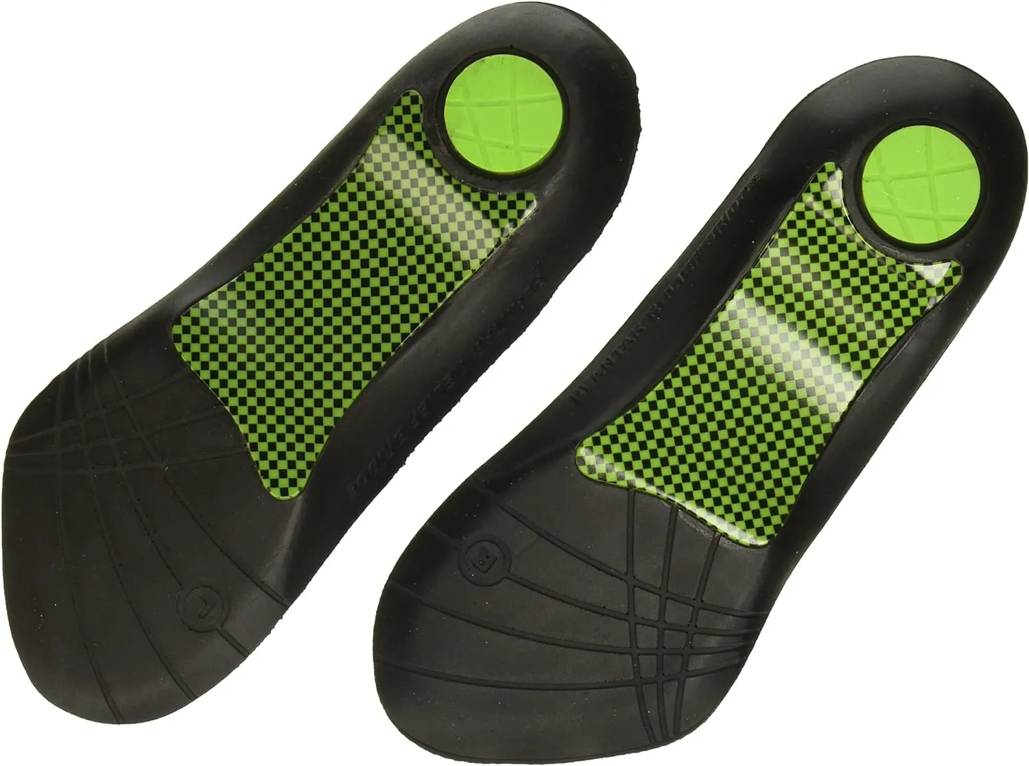 Sof Sole womens Plantar Fascia Support 3/4 Length Insole, Black, 5-11 US