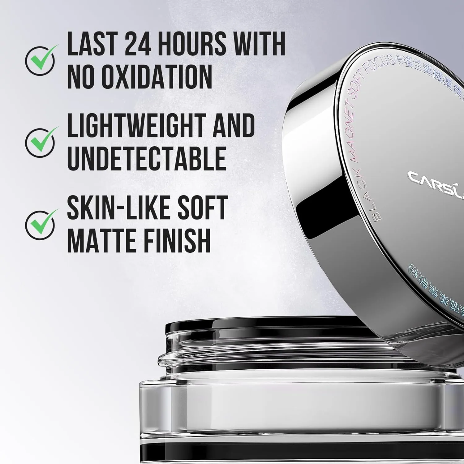 Soft Focus Loose Setting Powder, Lightweight, Matte, Oil Control, Shine Free, Talc-Free Face Powder Makeup, 24H Longwear Finishing Powder, 03 Translucent For Sensitive