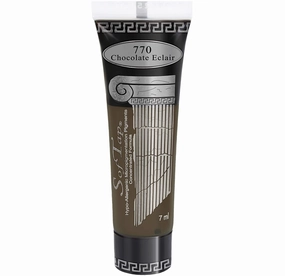 SofTap Chocolate Eclair Permanent Makeup PMU eyeliner, eyes, lash enhancement, smokey, soft, solid, cat eye, winged eyeliner, bold, special FX effects ash brown (Chocolate Eclair)