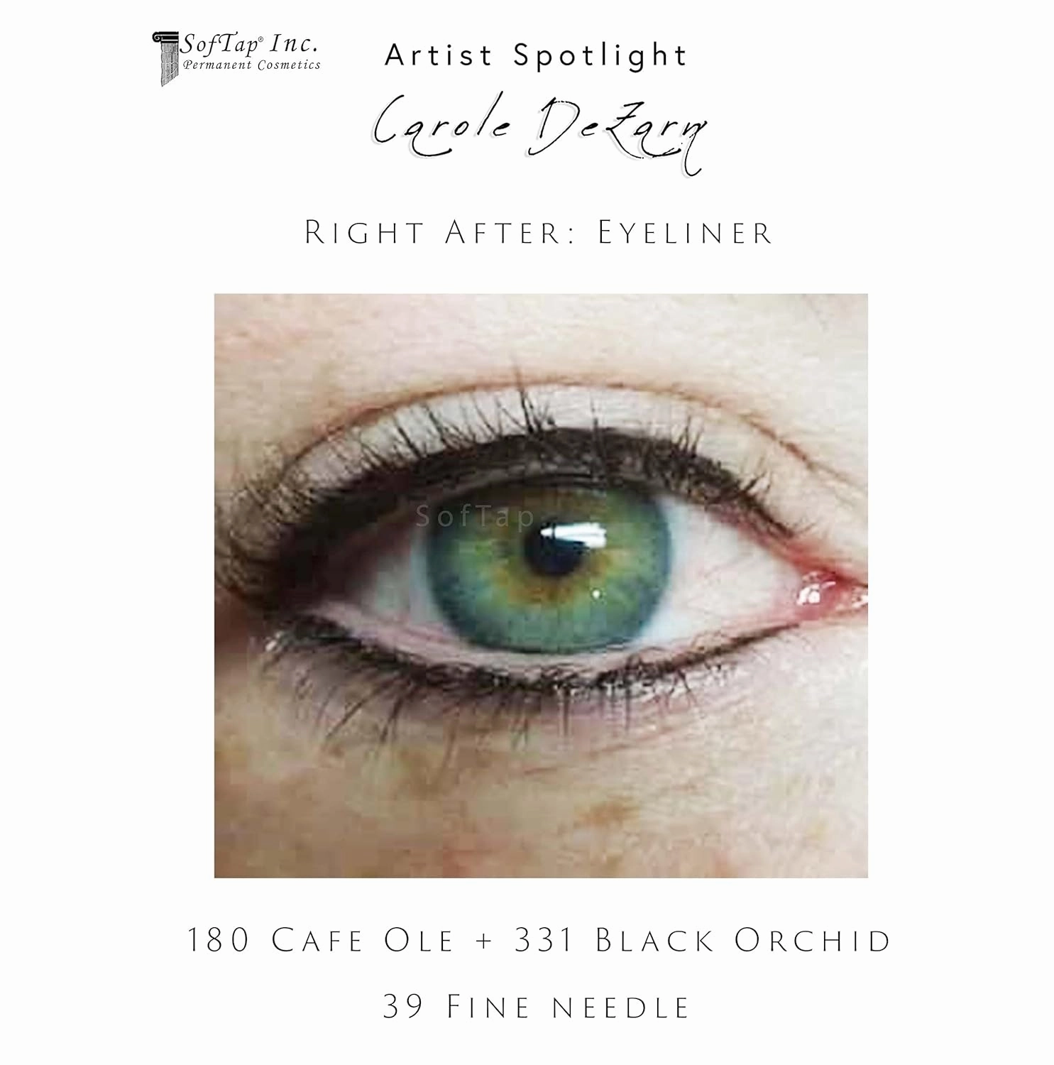 SofTap PMU Eyebrow Microblading Shading Pigment for Permanent Makeup Tattoo (Cafe Ole)