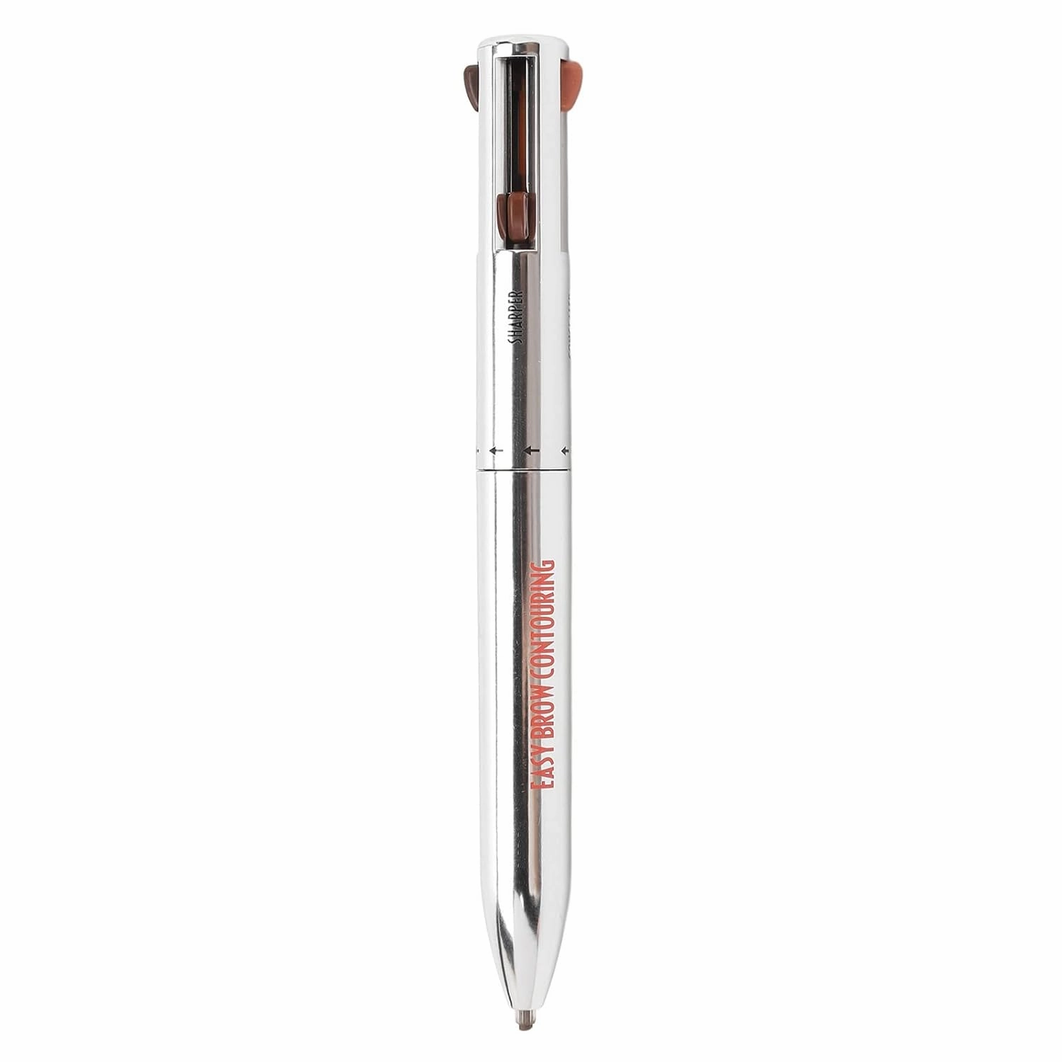 Sonew 4 In1 Eyebrow Contour Highlight Pen, ing Eyebrow Tint Pen Brow Defining Pencil Eye Makeup Beauty Tool for Women Girls (3# Black Brown)