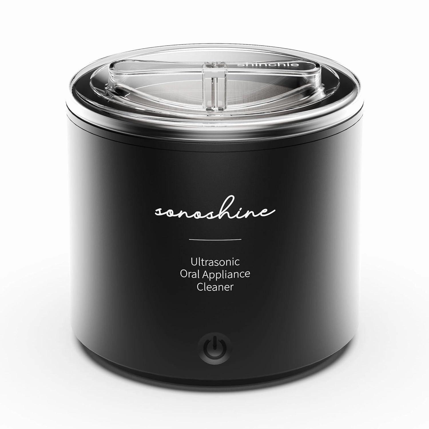 SonoShine Electric Retainer Cleaner. Ultra-Sonic Dental appliance cleaner for Aligner, Night guard, Mouth Guard, Denture, False Teeth, Toothbrush Head and More.