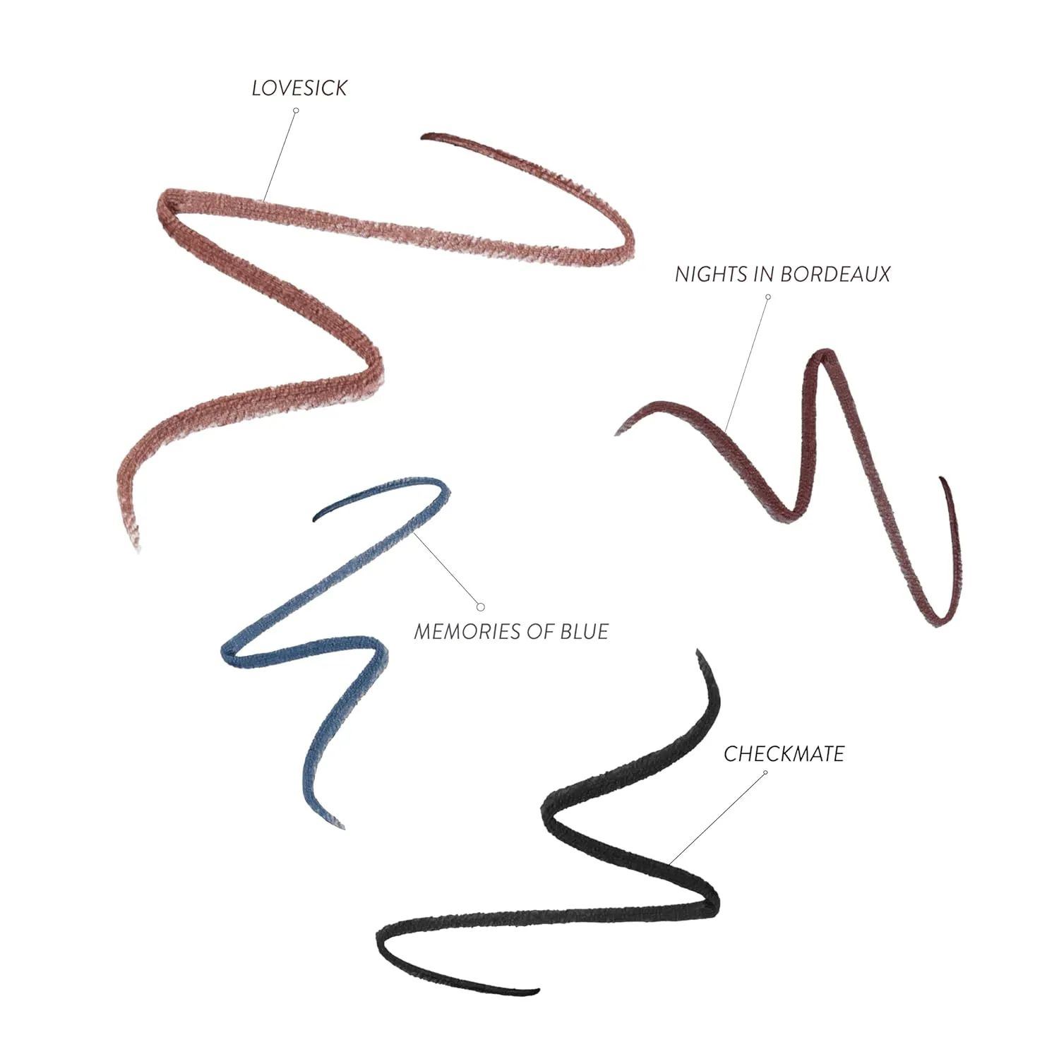 SOSHE Beauty - Waterproof Precision Eyeliner | 1.5mm Smudge-Proof Gel Liner| Easy Refills | Cruelty-Free, Certified Plastic Negative (Lovesick - Burgundy Brown)