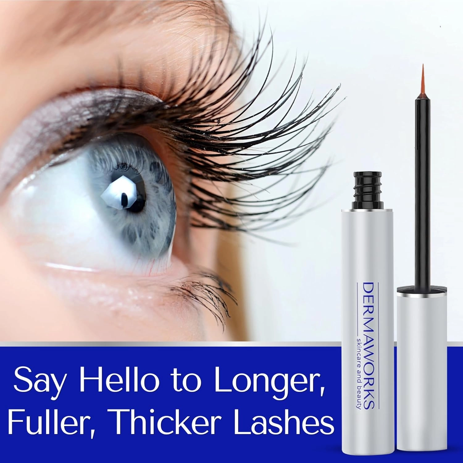 SPECTACULASH RAPID LASH SERUM for Eyelash Growth Serum to Grow Long Natural Lashes – Grow Long Eye Lashes – Lash Conditioner – Eyelash Volume - Suero Para Pestañas Crecimiento by DERMAWORKS