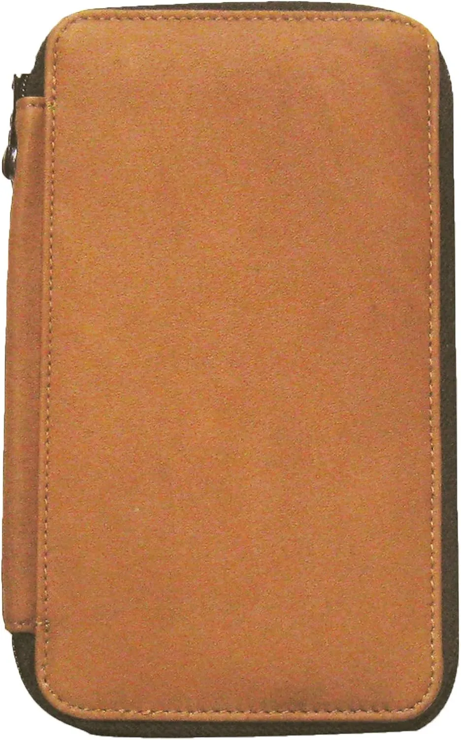 Speedball Art Products Genuine Leather Storage Case for Pencils, Markers, Pens and Art Supplies, Holds Up To 48 Standard Pencils, Antique Brown