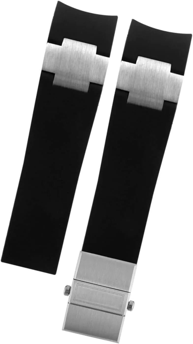 Sports Man Silica Gel Watch Band For Ulysse Bracelet For Nardin DIVER Waterproof Watchband Rubber Strap