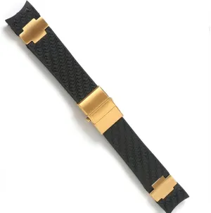 Sports Man Silica Gel Watch Band For Ulysse Bracelet For Nardin DIVER Waterproof Watchband Rubber Strap