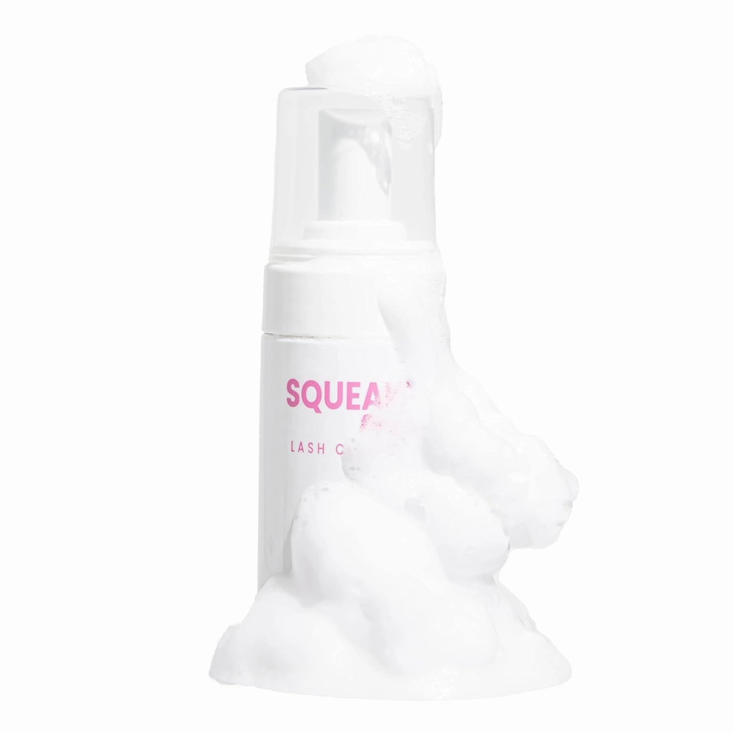 Squeaky Rose Water Lash Cleanser Luxury Foam Cleanser for Lash Extensions, Anti-Aging Formula Reduces Redness & Puffiness