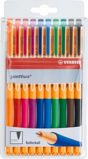 STABILO pointVisco Wallet, 10-Color, 2-4