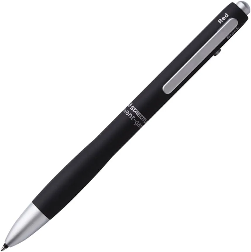 Staedtler Multi Function Avant Grade Blast Black, Red Ink Ballpoint Pen Plus 0.5mm Mechanical Pencil (927AG-BB)