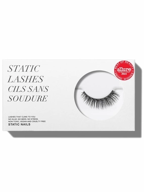 Static Nails Magnetic Eyelashes | Jet Setter (Black, Natural) | Comfortable Magnetic Lashes, Fake Eyelash Extension Kit, False Lashes | Reusable, No Glue Needed, 3D Natural Look Eyelashes