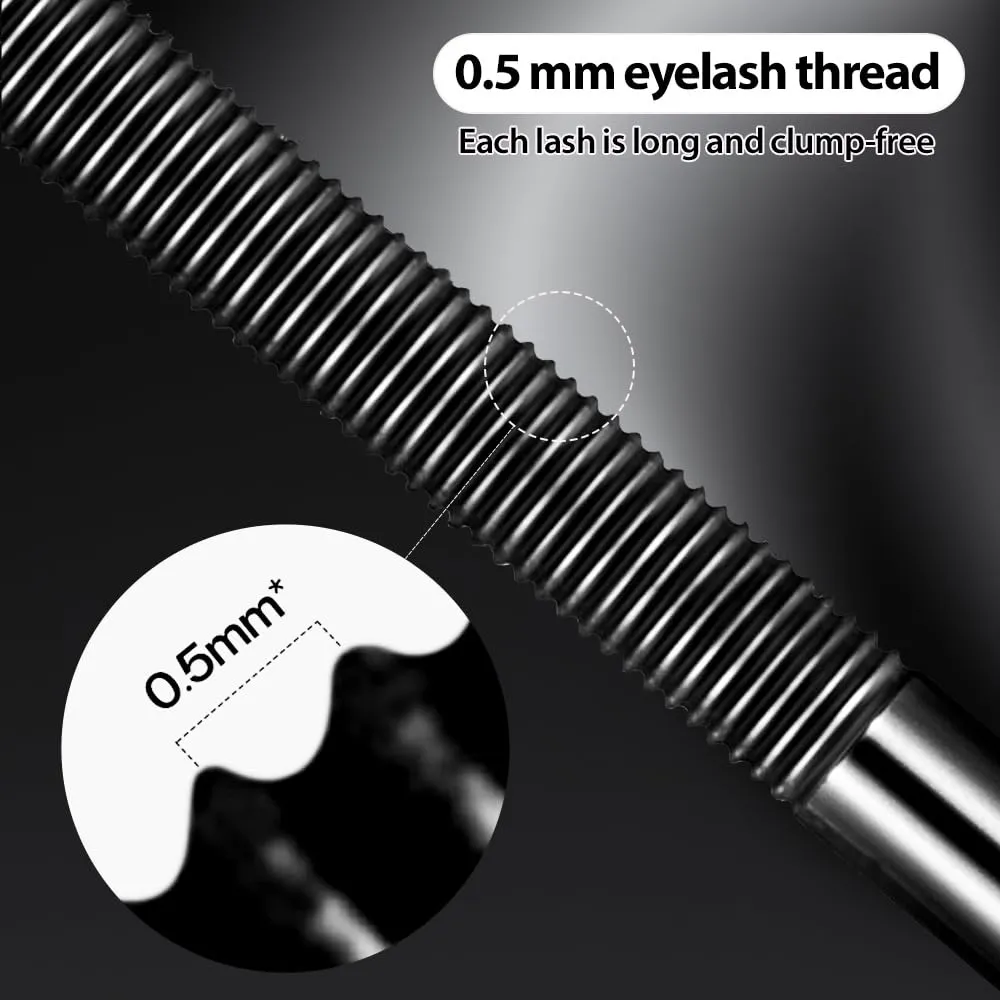 Steel Pipe Eyelash Primer, 2025 New Steel Tube Eyelash Primer Tube Mascara Primer Long-Lasting Curling Mascara, Waterproof Long Curling Mascara for Natural Lengthening (2PCS)