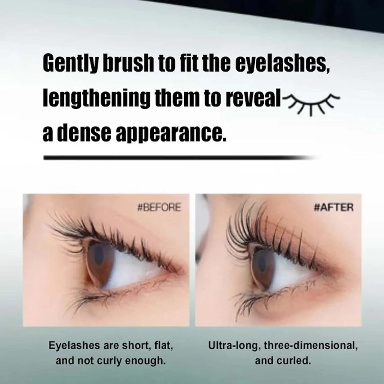 Steel Tube Eyelash Primer - Waterproof, No-Smudge Mascara Base for Long-Lasting, Voluminous, and Long Curling Lashes -Wear and Enhanced Mascara Effect(3pc)