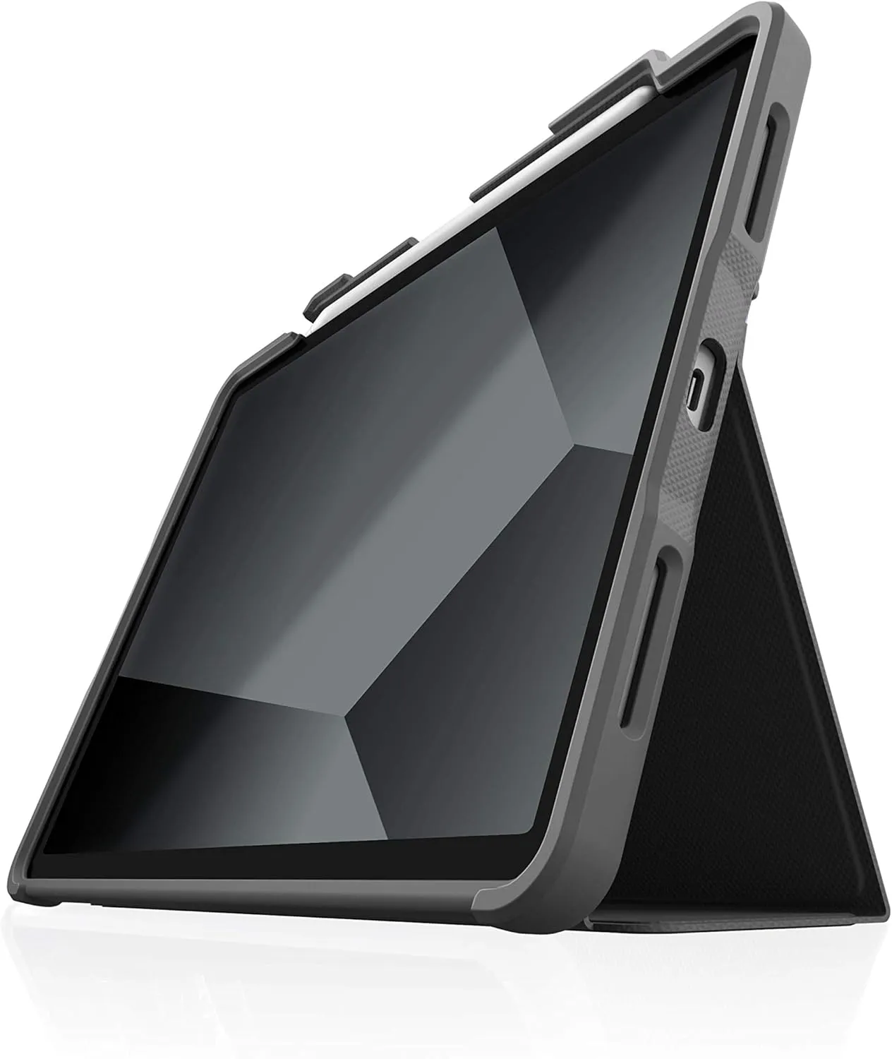 STM Dux Plus, Ultra Protective Case for iPad Air 4th gen EDU - Black (stm-222-307JT-01 EDU)