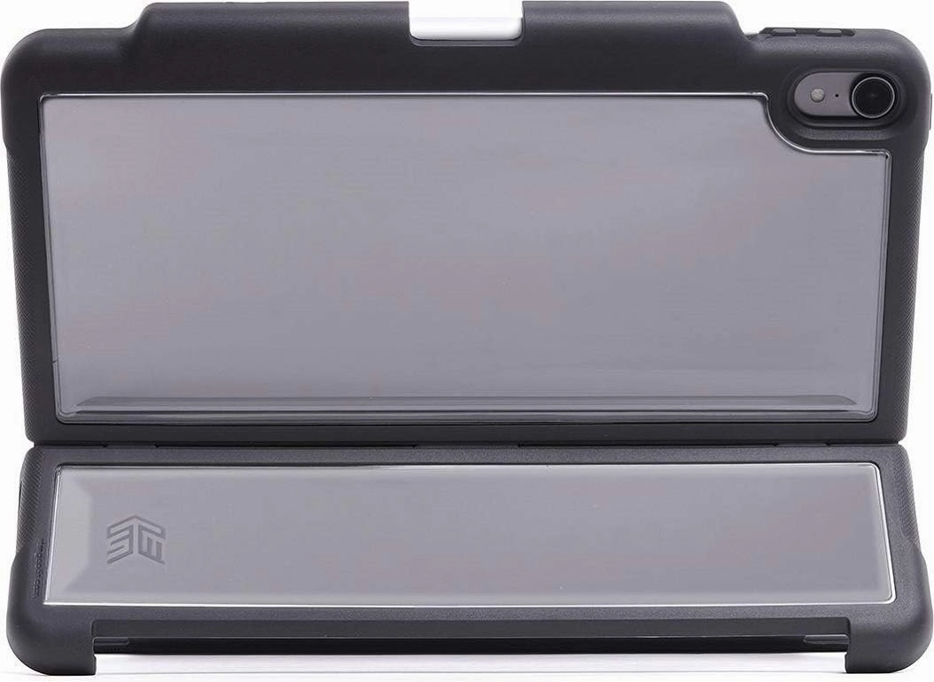 STM Dux Shell, Sleek case for Apple iPad Pro 12.9 (3rd Gen) Supports Apple Keyboard Folio - Black (stm-222-221L-01)