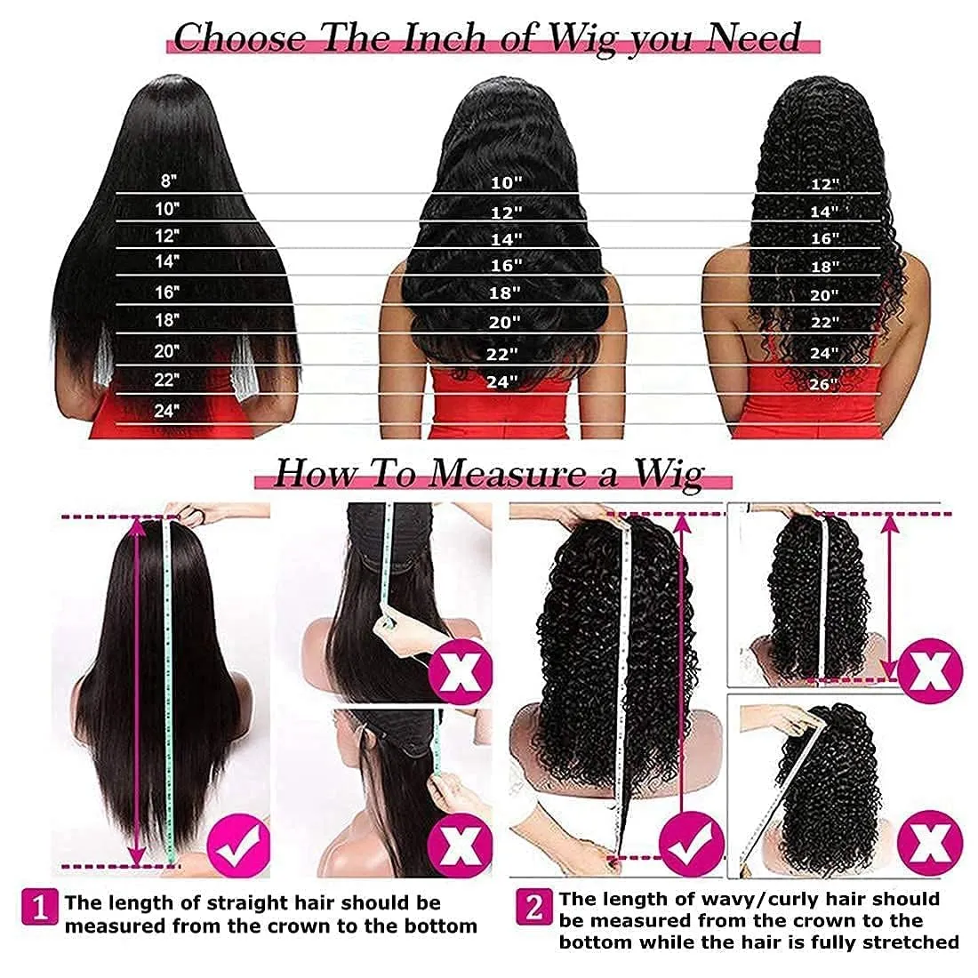 Straight Chocolate Brown Headband Wig Human Hair for Women 22-Inch 180% Density Headband Wigs Glueless Human Hair Wig(Straight, #4)