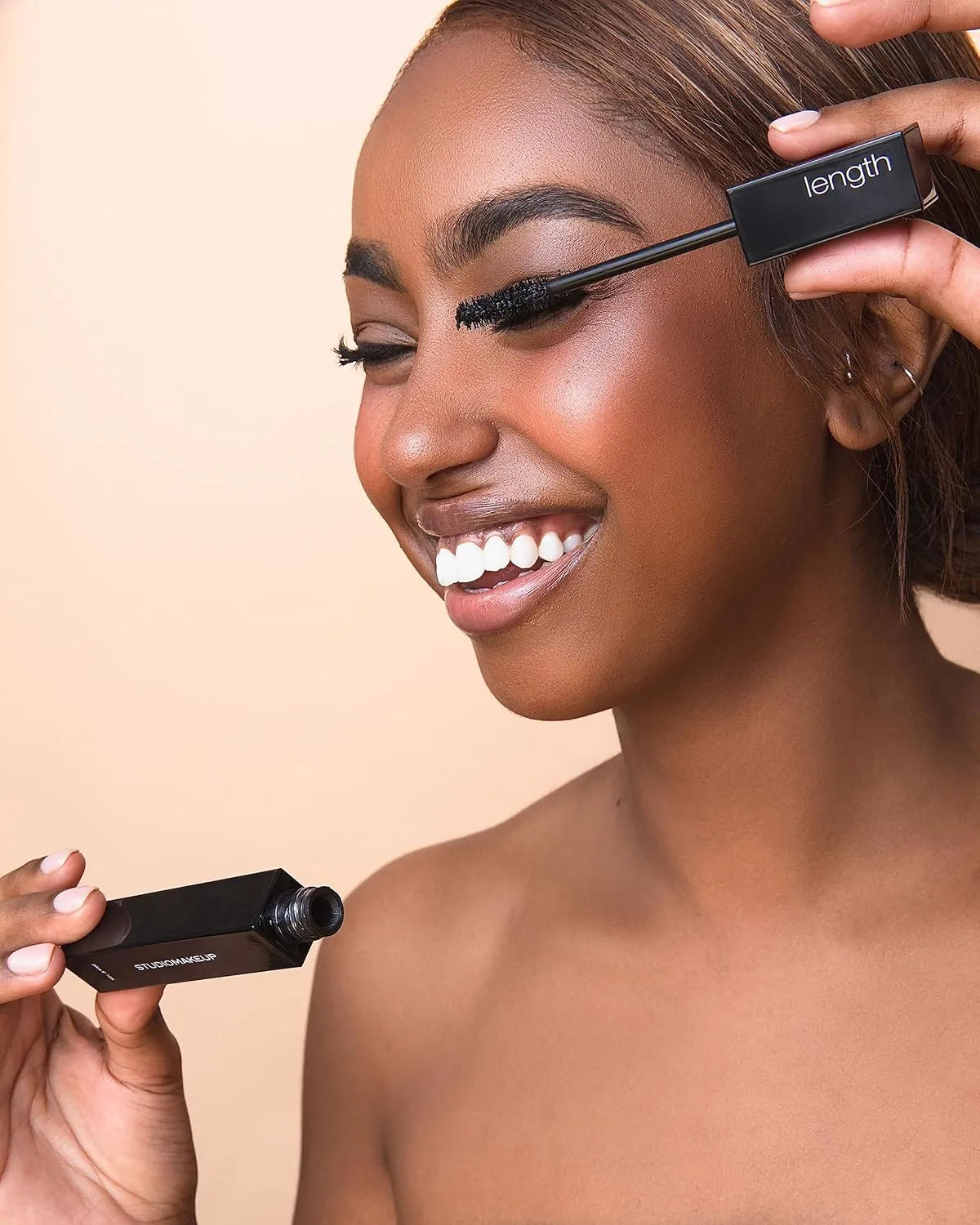STUDIOMAKEUP Lengthening Mascara - Black Mascara to Separate, Define, and Lash Lift - - Long-Lasting, Fade-Proof, and Smudge Proof Mascara - Fortifying Lash Mascara for Sensitive Eyes (0.24 fl oz)