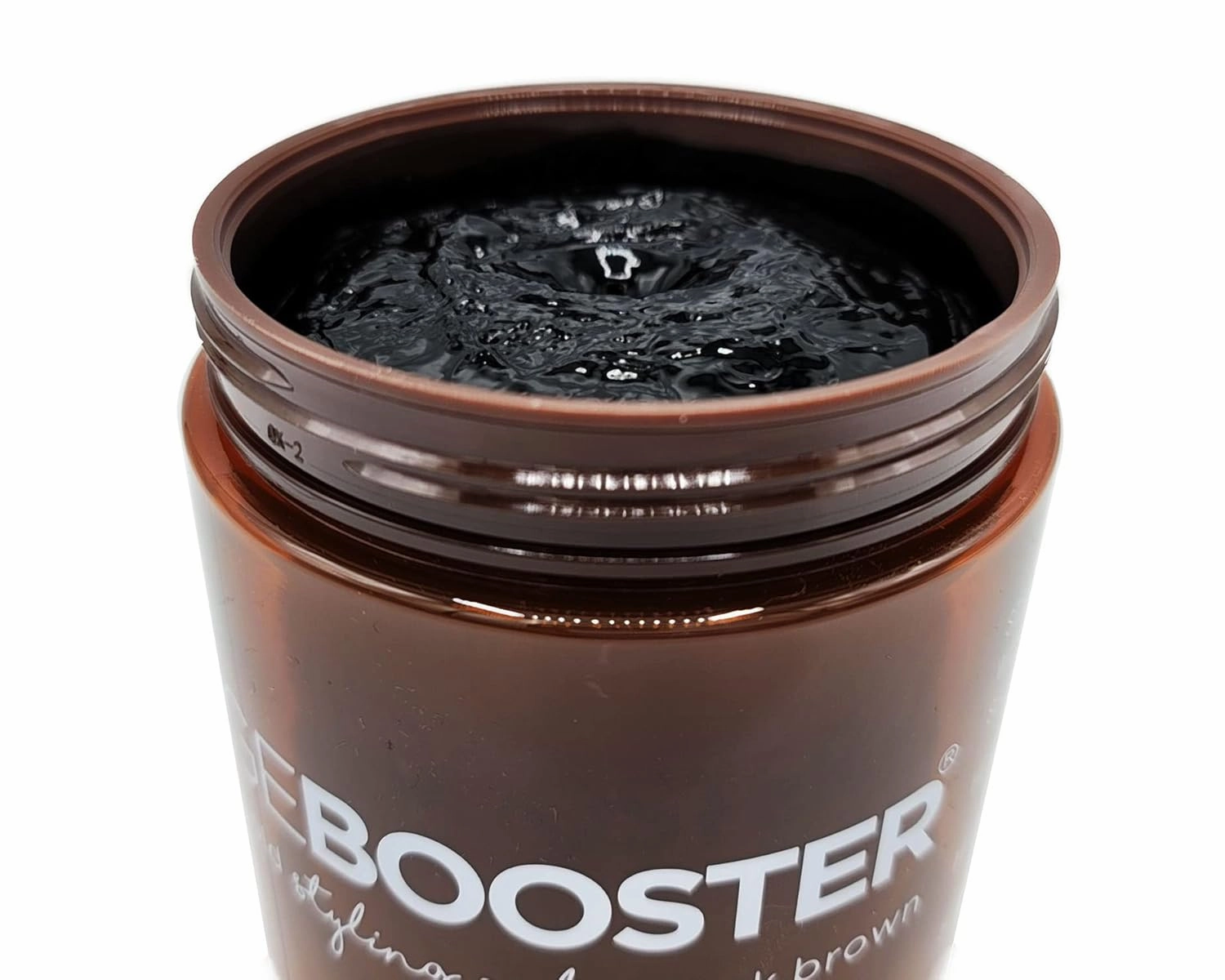 Style Factor Edge Booster HIDEOUT Styling Gel 16.9 Oz | Darkens Gray Hair with Strong Hold and High Shine (Dark Brown), 1.06 Pound (Pack of 1)