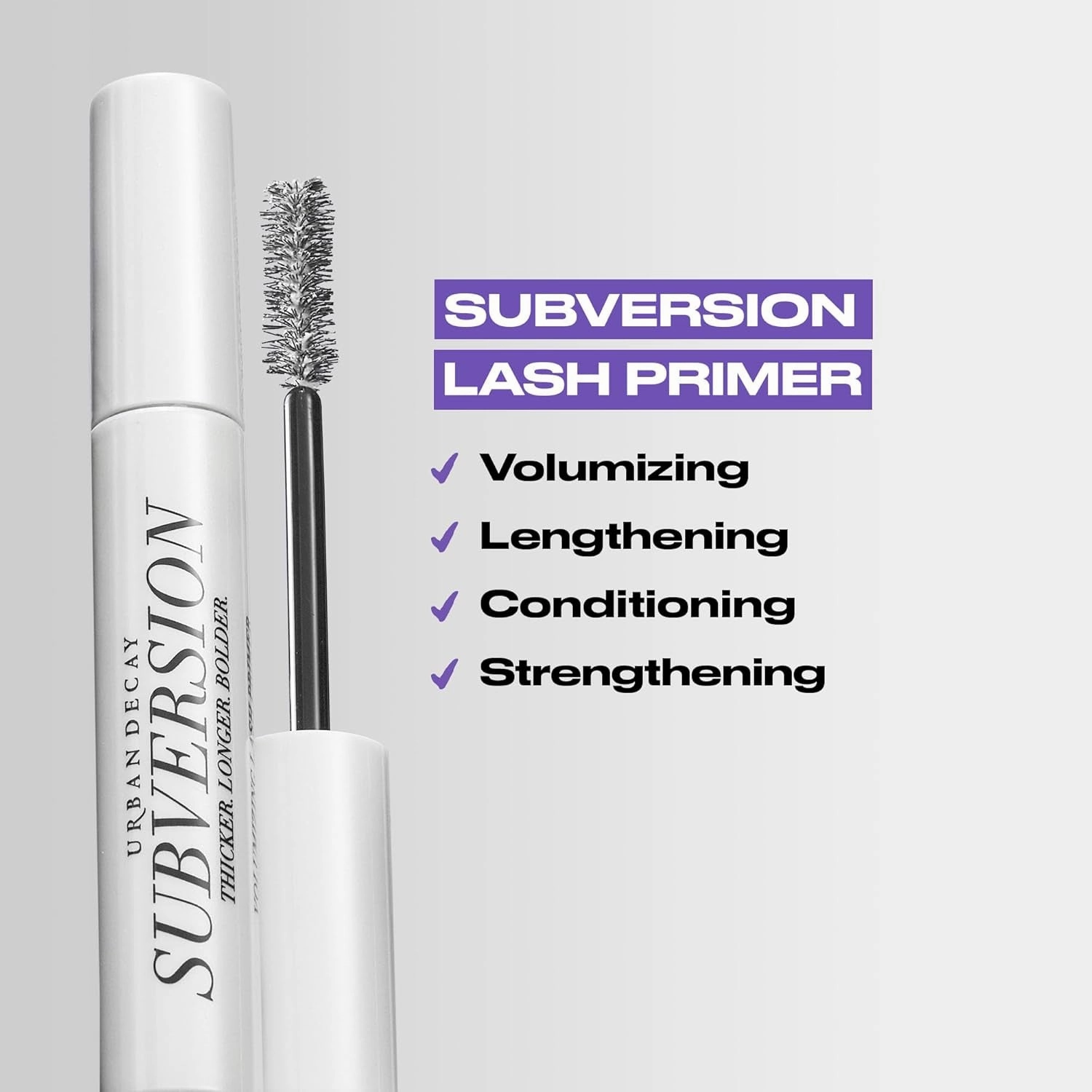 Subversion Lash Primer, Lengthening & Volumizing Mascara Primer, Protects & Conditions Natural Eyelashes, Nourishing Panthenol & Vitamin E, Cruelty-Free, Paraben-Free - 0.28 Fl Oz
