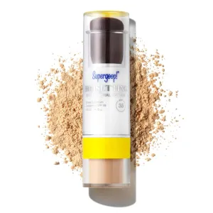 Supergoop! (Re) setting 100% Mineral Powder, Light - 0.15 oz - Makeup Setting Powder   Broad Spectrum SPF 35 PA    Sunscreen - With Ceramides, Olive Glycerides & Coated Silica Spheres