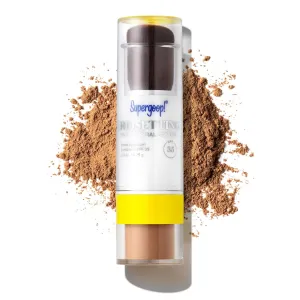 Supergoop! (Re)setting 100% Mineral Powder, Deep - 0.15 oz - Makeup Setting Powder   Broad Spectrum SPF 35 PA    Sunscreen - With Ceramides, Olive Glycerides & Coated Silica Spheres