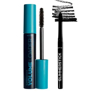 Supershock Volume Loader Mascara 10g with Glimmersticks Eye Liner - GENERIC