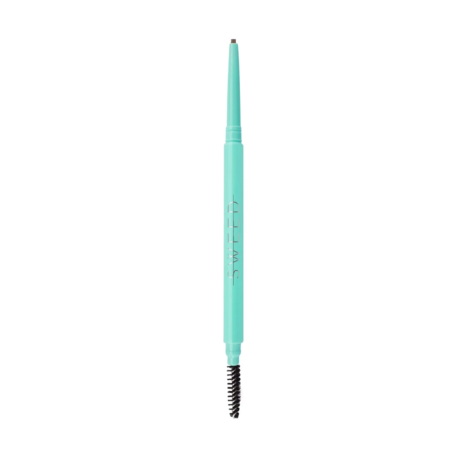 SWEED - Brow Pencil | Twist-Up, Non-Sharpen Tip   Built-In Spoolie Brush | Vegan, Cruelty-Free, Clean Beauty (Dark Brown)
