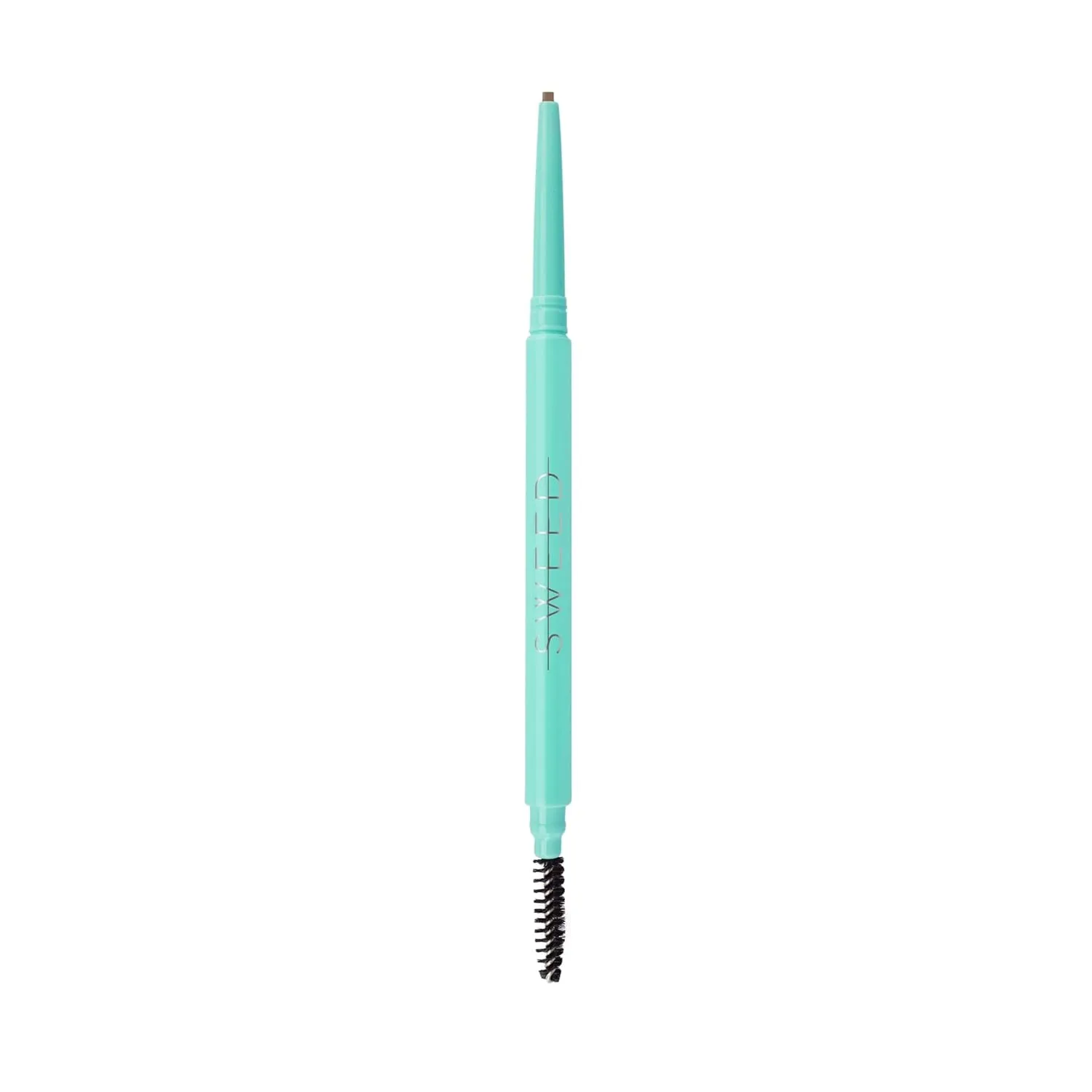 SWEED - Brow Pencil | Twist-Up, Non-Sharpen Tip   Built-In Spoolie Brush | Vegan, Cruelty-Free, Clean Beauty (Medium Brown)