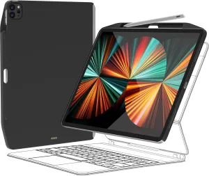 SWITCHEASY CoverBuddy Lite for iPad Pro & iPad Air Case, Work with Magic Keyboard & Smart Keyboard Folio (Keyboard Not Included) | ONLY for 2018-2022 iPad Pro 11" / 2020-2022 iPad Air 10.9" (Black)