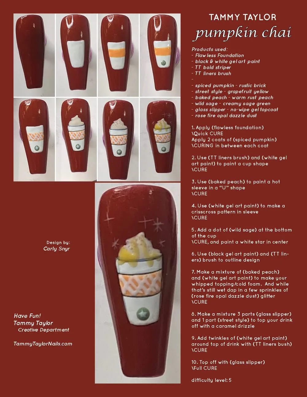 Tammy Taylor Ode To Autumn Collection | Pumpkin Chai Step By Step Bundle