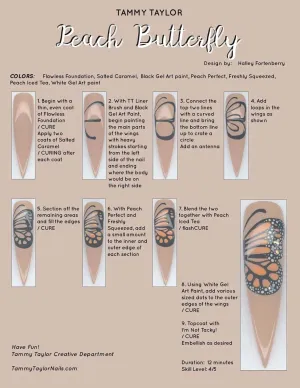 Tammy Taylor Simple Sophistication | Peach Butterfly Step by Step Bundle Kit