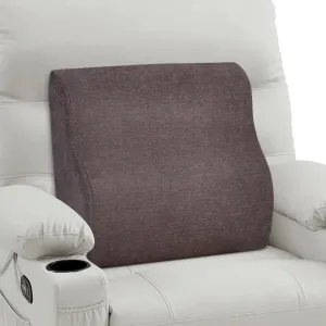 TANYOO Back Support Pillow for Recliner Dual Layer Lumbar Support Pillow with Gel Memory Foam Ergonomic Orthopedic Couch Lumbar Cushions for Elderly Lower Back Pain Relief Washable Cover Brown