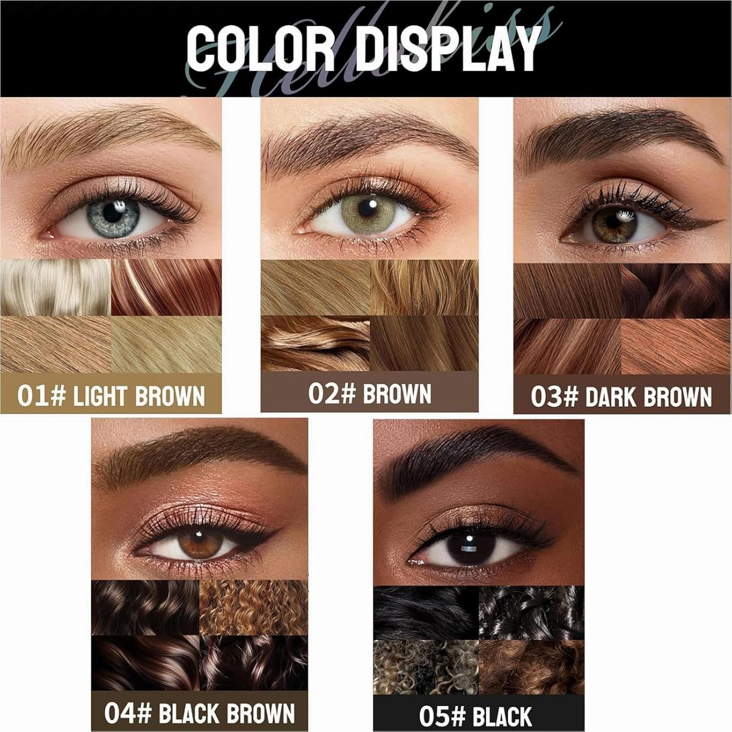 Taprinferior microblading eyebrow pencil, Tap Inferior Eyebrow Pencil, 2-in-1 Instantaneou Dual Tipped Eyebrow Pencil Waterproof, Hairline Eye Brow Pen, Waterproof and Sweatproof (02# Brown)