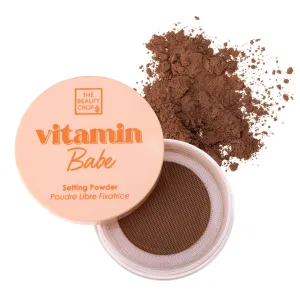 The Beauty Crop Vitamin Babe Setting Powder - Talc-Free Loose Powder for Flawless Finish - Rich Shade - 0.35 oz