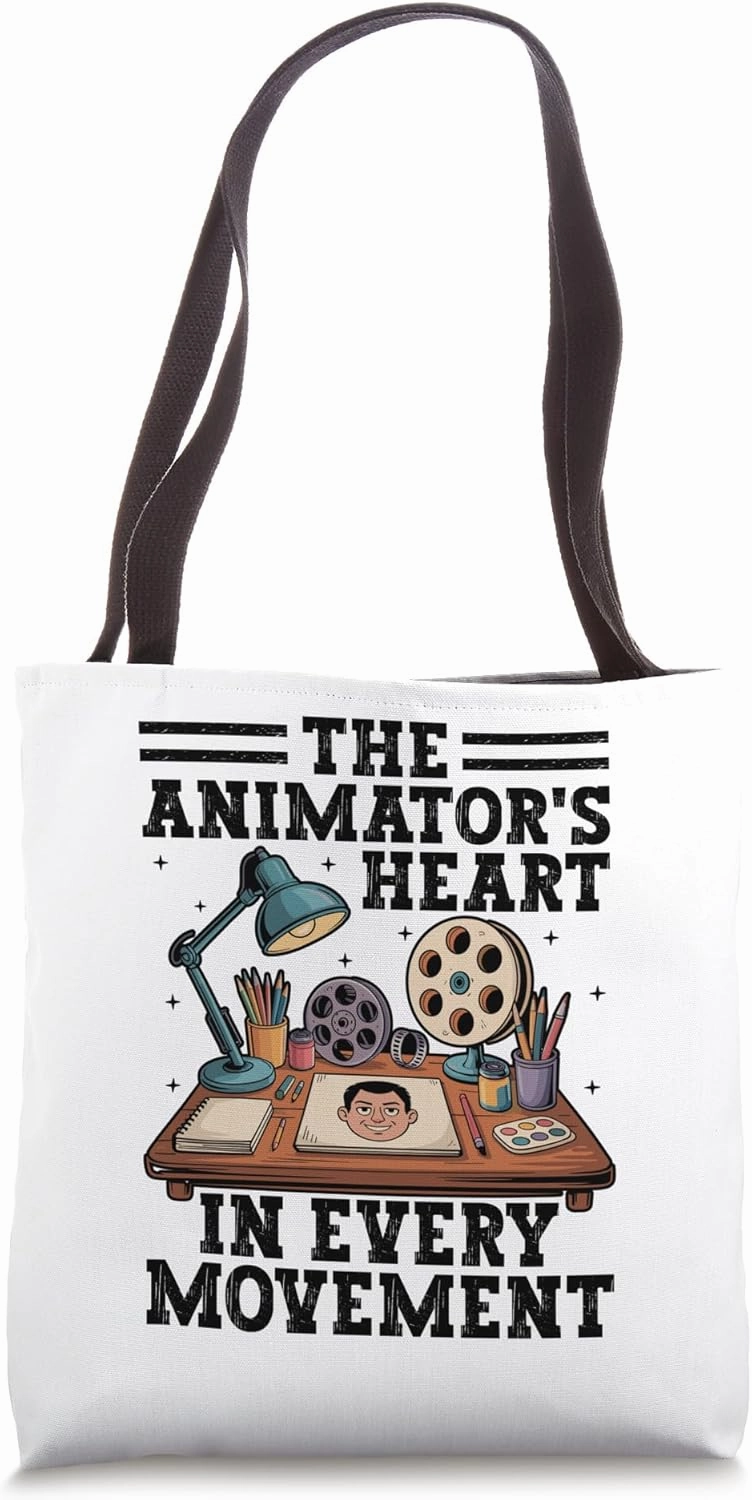 The Animator's Heart In Every Movement Animation Animate Tote Bag